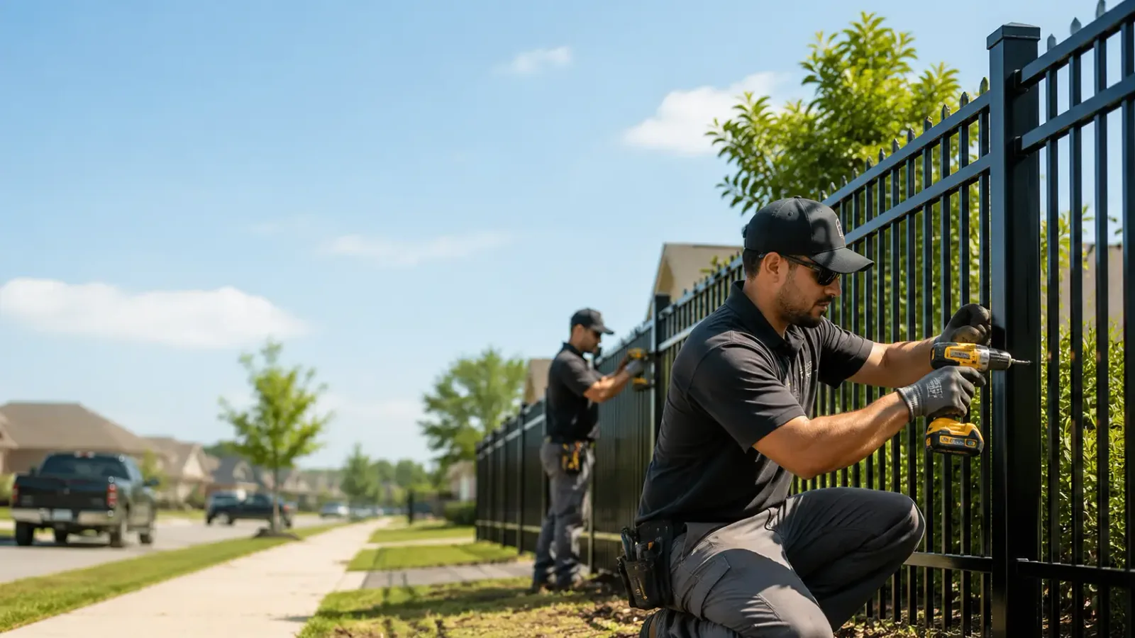 Metal Fence Installation in Wonder Lake, IL